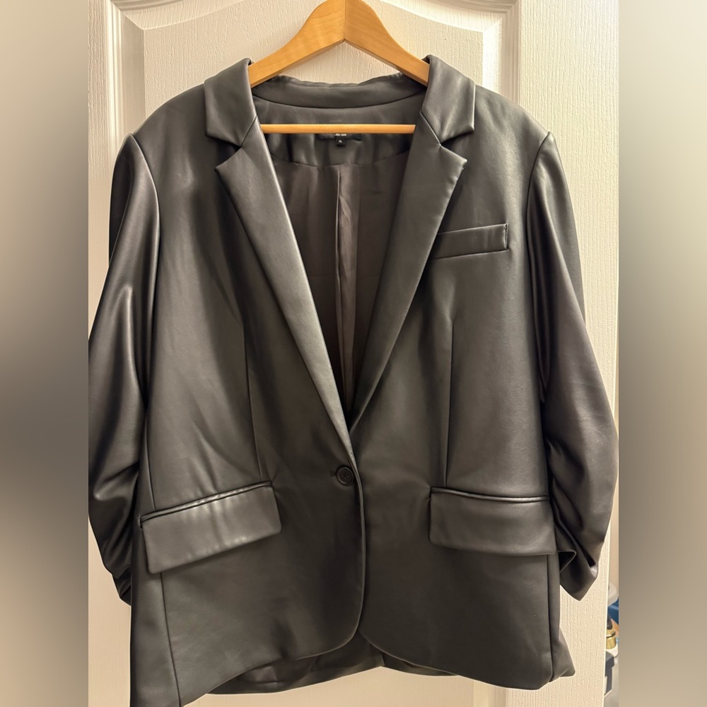 Generation Love Millie Faux Leather Blazer